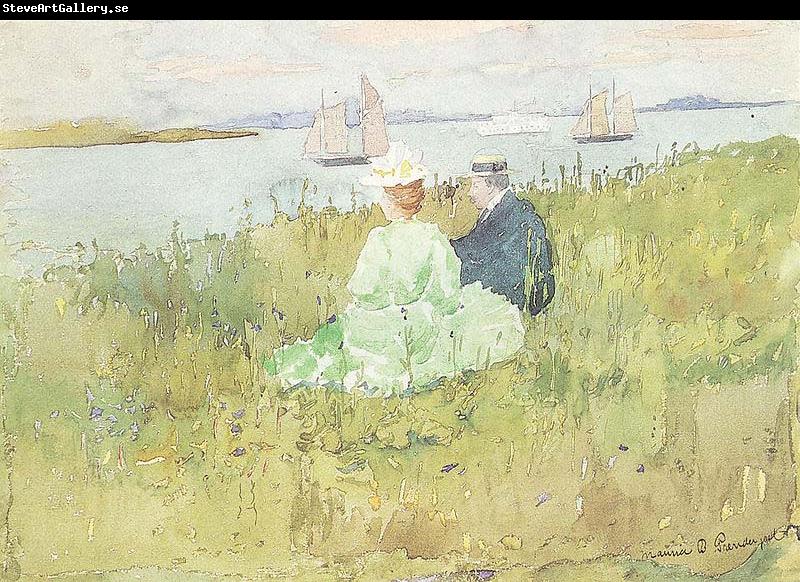 Maurice Prendergast Viewing the Ships